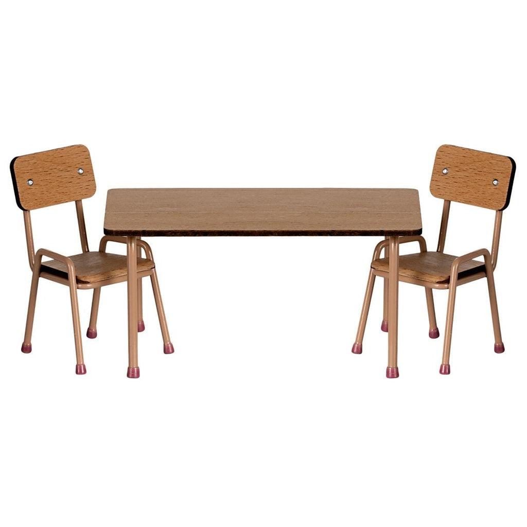 Tafel- en stoelenset voor muizen