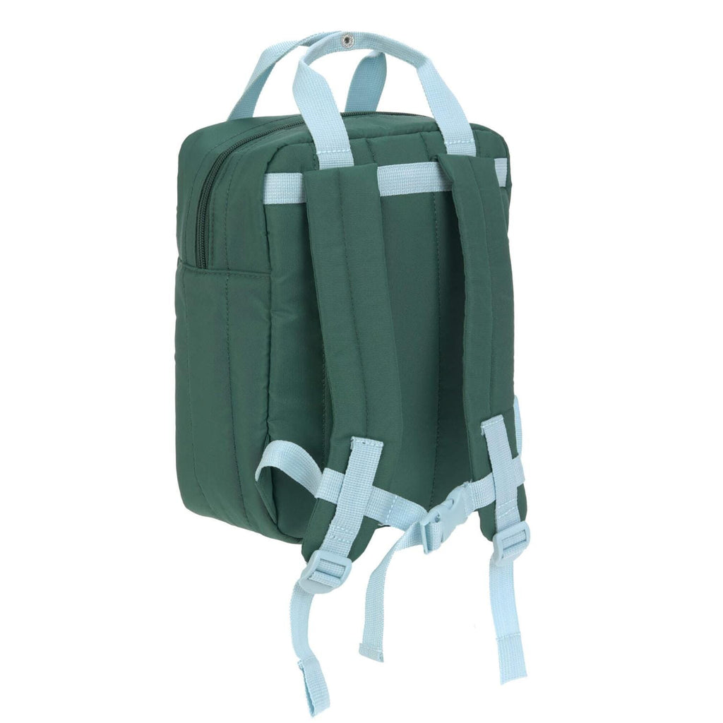 Mini Square rugzak Little Gang - Lemon Dark Green