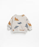 Stingray print sweatshirt - Fiber Raias - Play Up