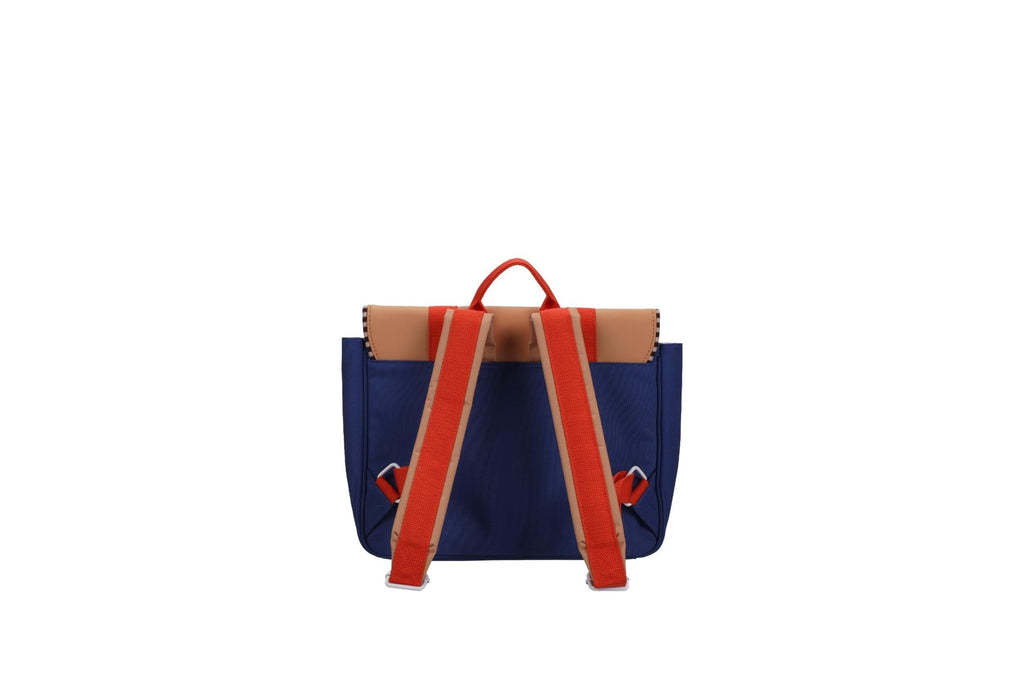 Schooltas - Wonders Jane beige + Ned blue - Sticky Lemon