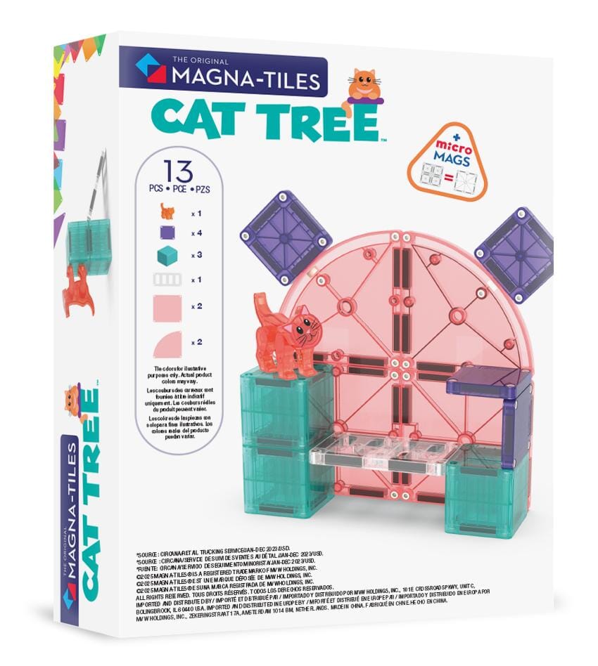 Kratzbaum-Set - 13-teilig - Magna-Tiles
