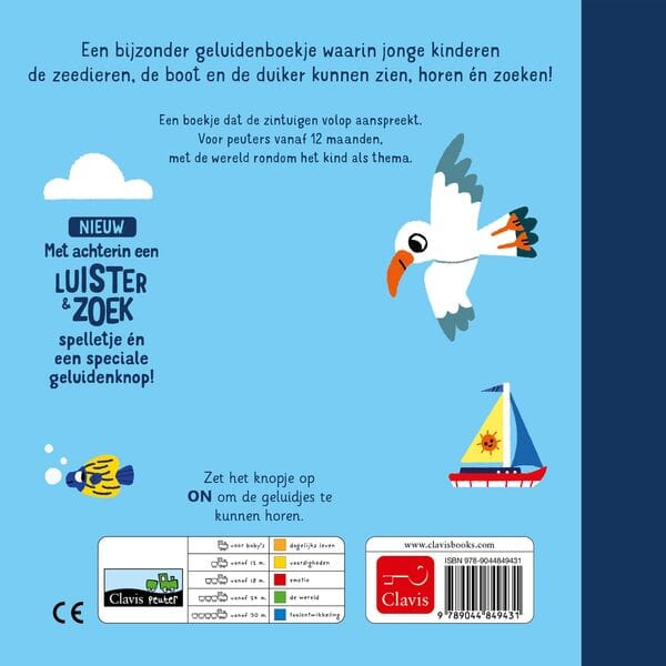 Geluidenboekje De Zee - Marion Billet
