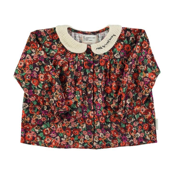 Blouse met kraagje - Multicolor flowers