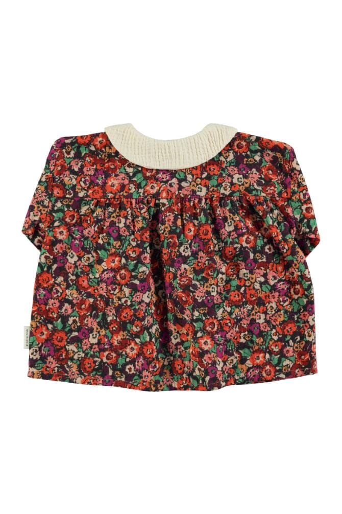 Blouse met kraagje - Multicolor flowers