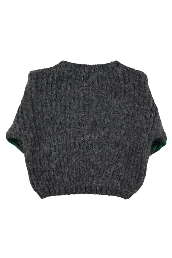Trui - Grey & Green stripes