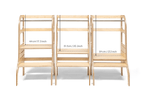 Adjustable wooden learning tower Step up! - White - Ette Tete