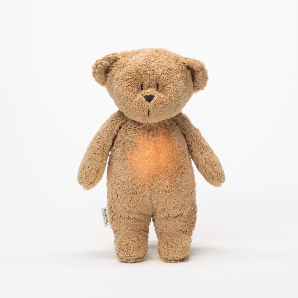 The Humming Bear met lichtje en muziek - Cappuccino