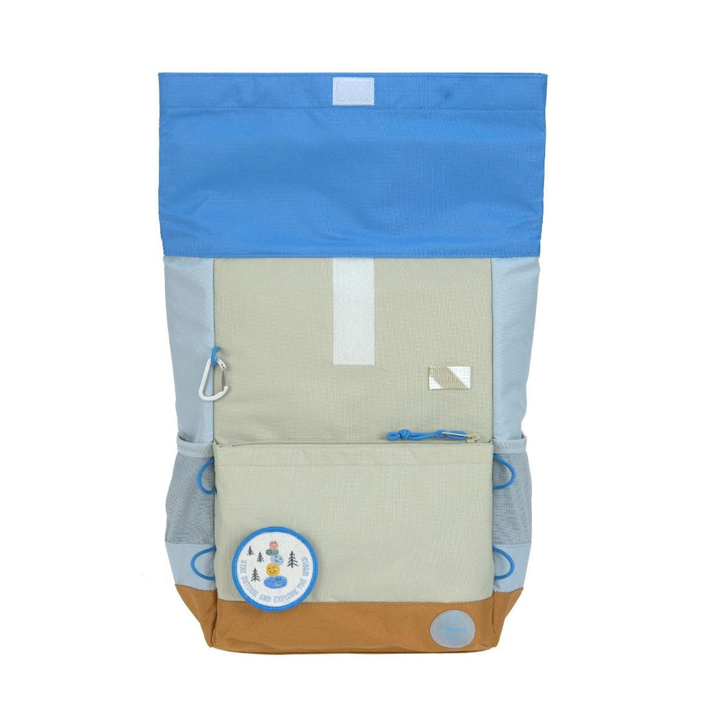 Medium Rolltop rugzak - Sunny Explorer - Groen & Blauw