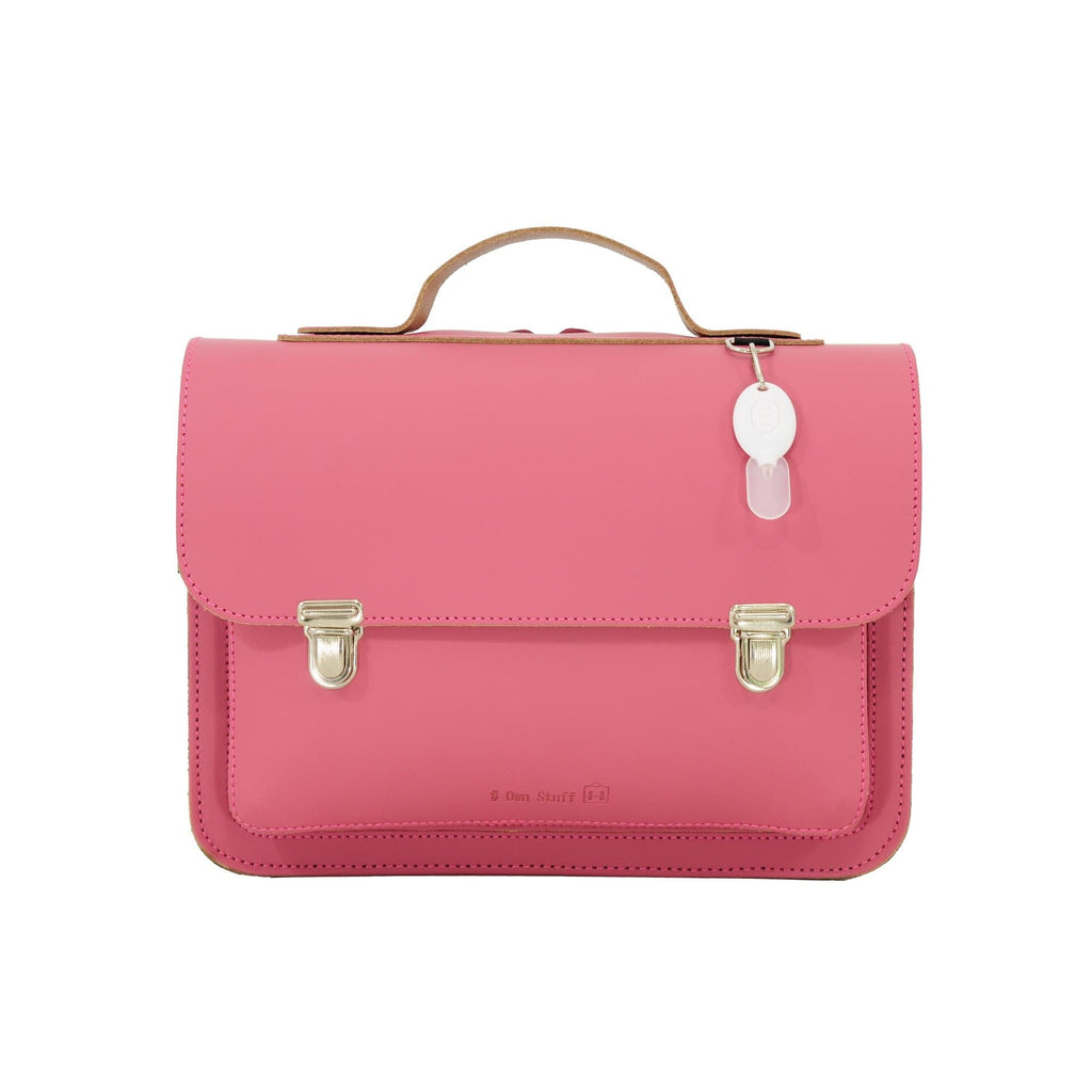 Lederen kleutertas - Antique Pink