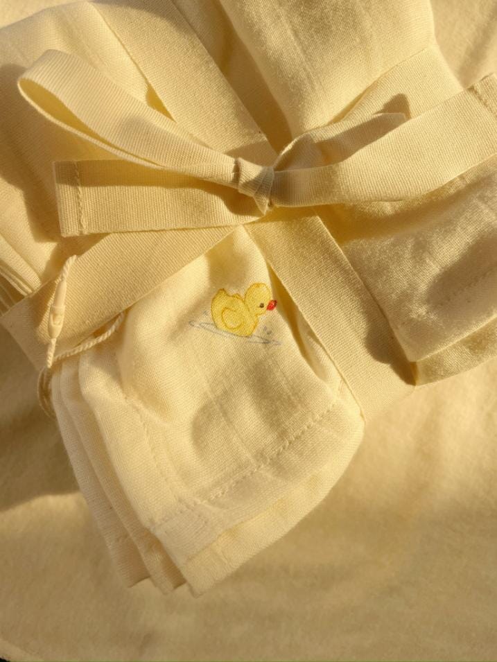 Tetradoeken 10 pack muslin cloth Nuvoli - Antique White
