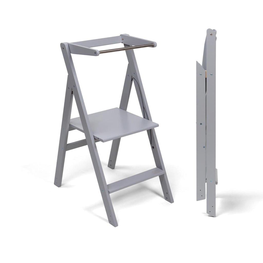 Opvouwbare & verstelbare leertoren Step'n'Fold - Grijs - Ette Tete