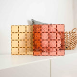 2 pieces - Pastel Lemon & Peach - Base Plate Pack - CONNETIX