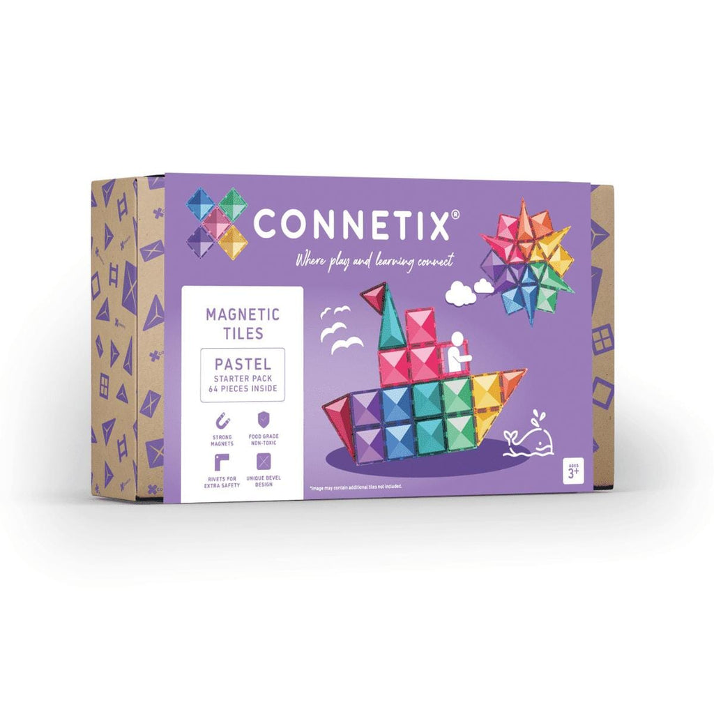 64 Teile - Pastell - Starterpaket - CONNETIX