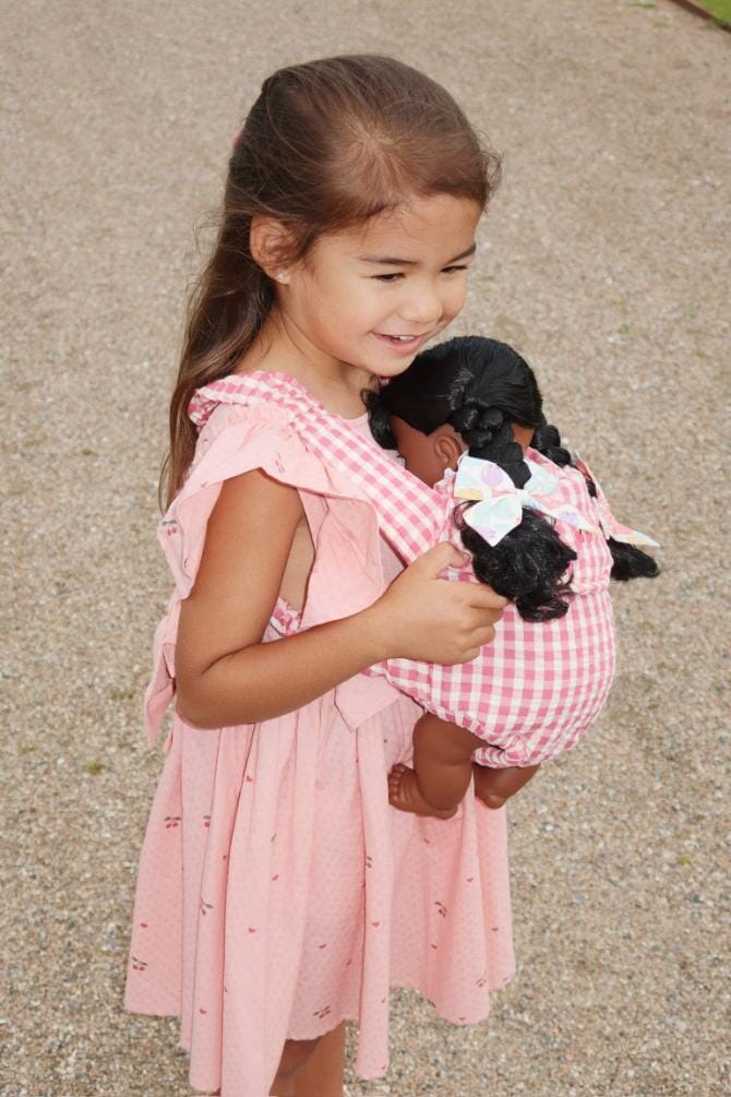 Poppendraagzak - Bubblegum check