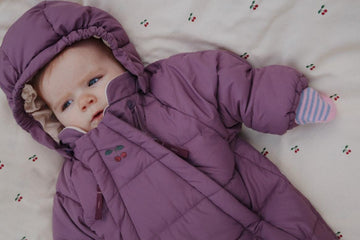 Filla wanten - Cherry/Stripe