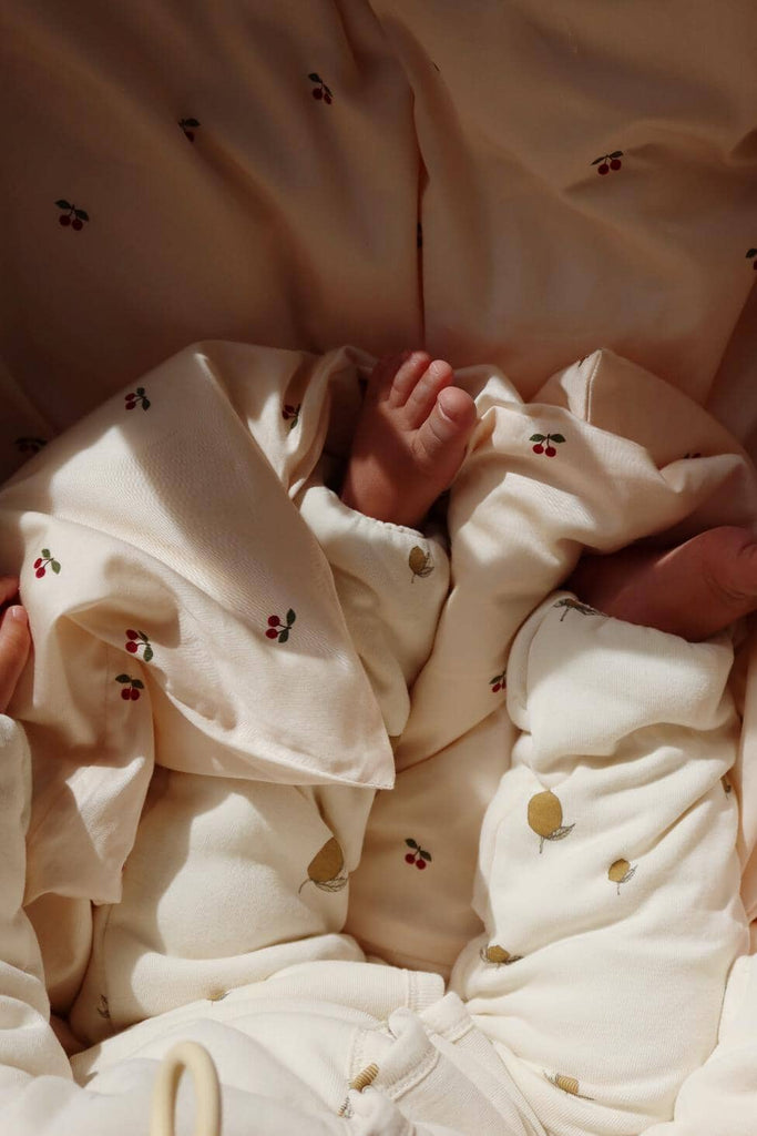 New born onesie met kap - Lemon