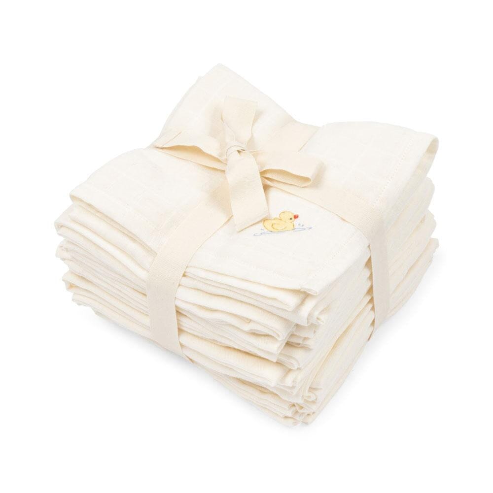 Tetradoeken 10 pack muslin cloth Nuvoli - Antique White