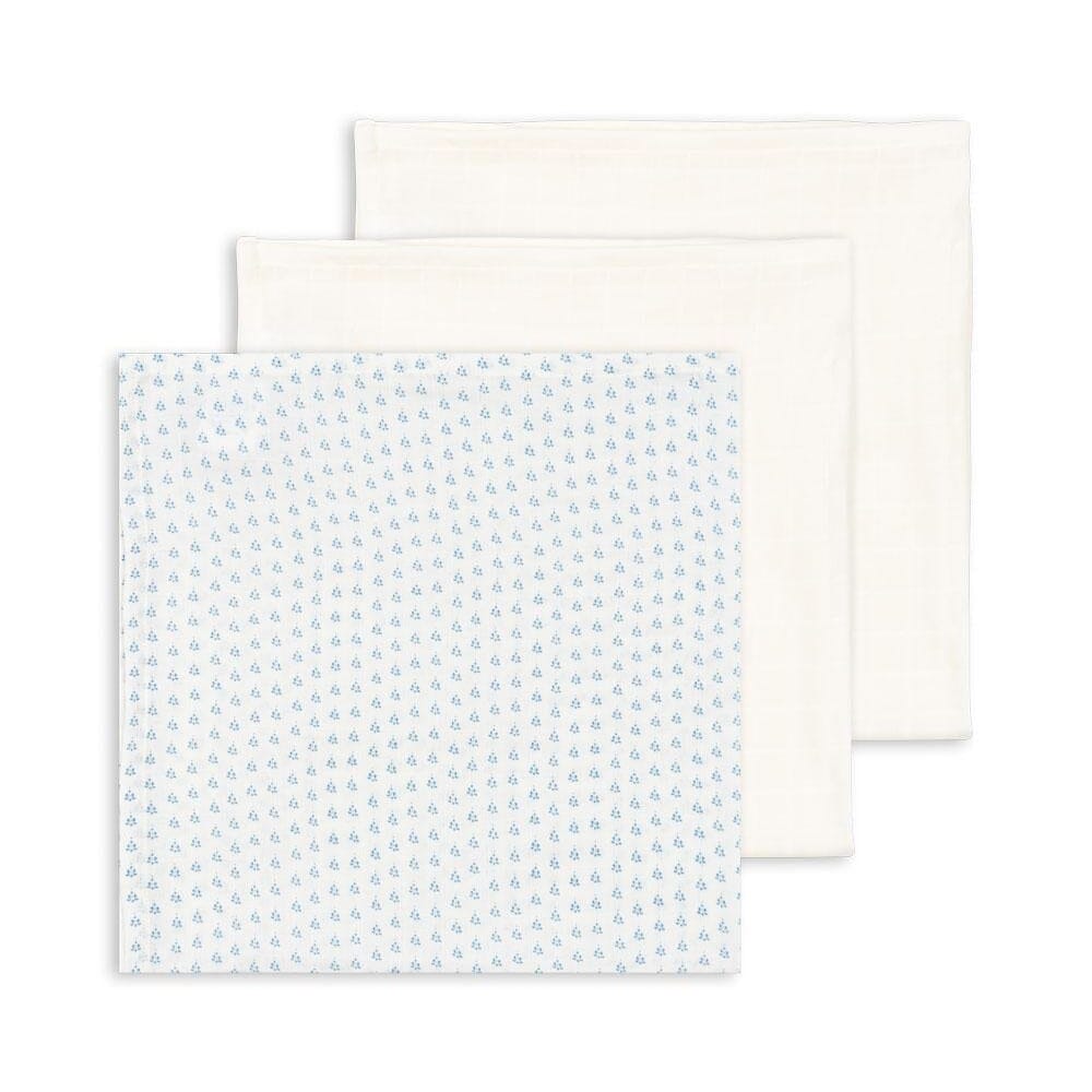 Tetradoeken 3 pack muslin cloth Bellini - Punto Blu