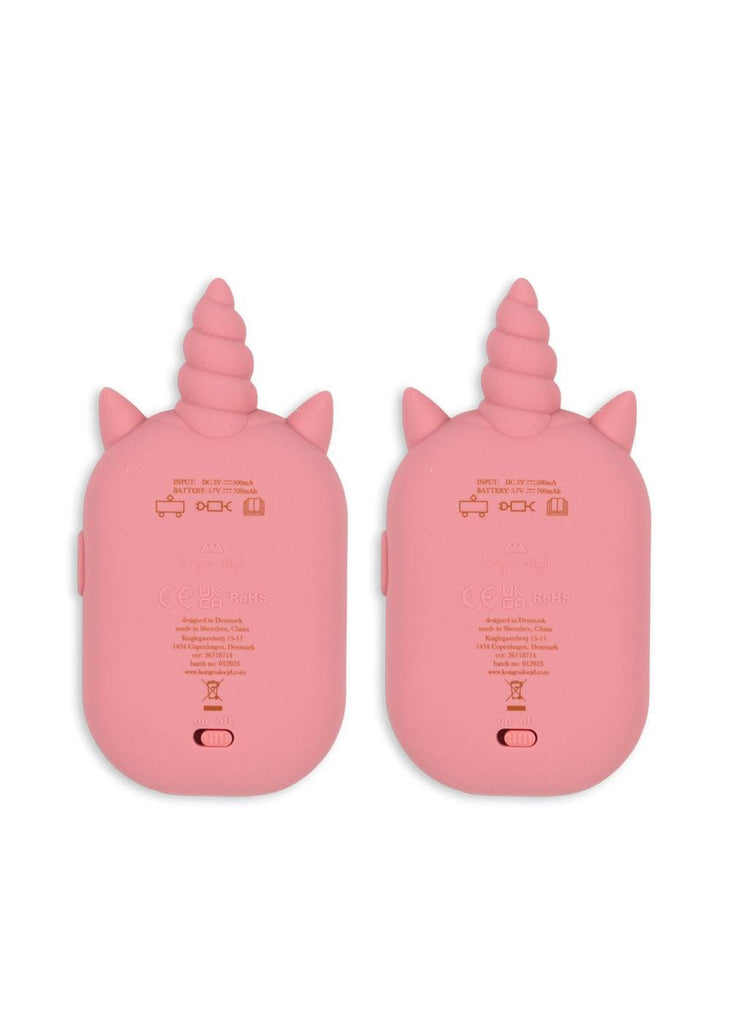 Walkie talkie - Glitter unicorn pink