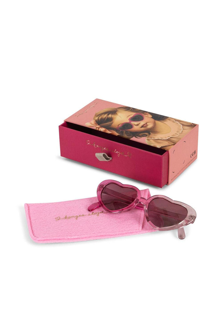 Zonnebril Baby Heart - Cherry glitter