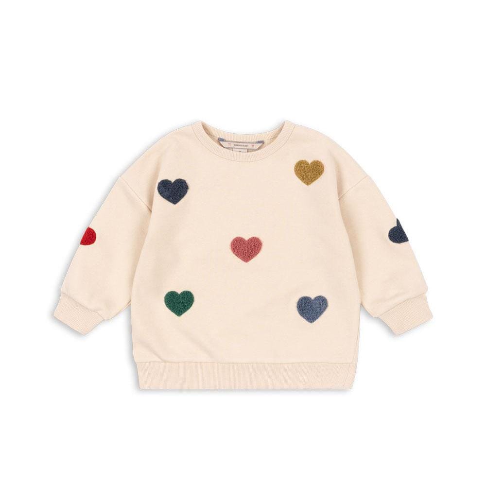 Lou terry sweater - Multi heart