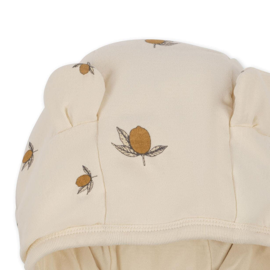 New born onesie met kap - Lemon