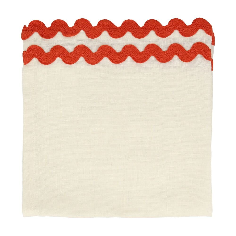 Colourful ric rac napkins - Meri Meri