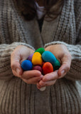 Houten mandala regenboog eggs - Grapat