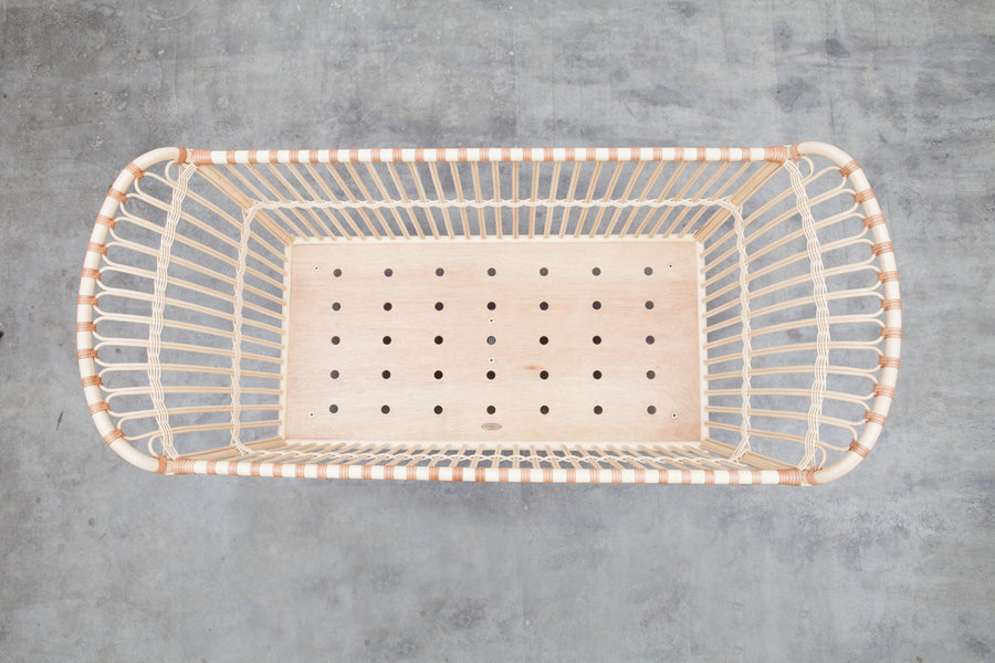 Bed Frederick handmade - Including eco mattress 120x60cm - Bermbach