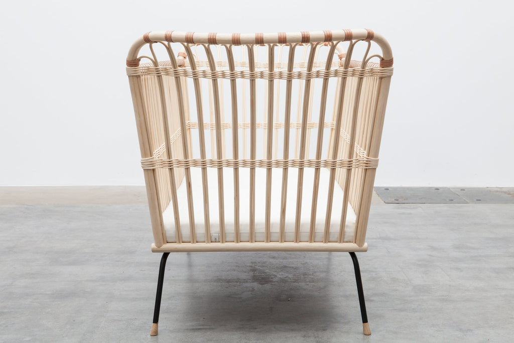 Bed Frederick handmade - Including eco mattress 120x60cm - Bermbach
