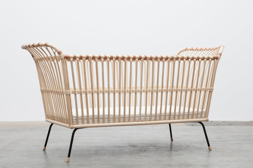Bed Frederick handmade - Including eco mattress 120x60cm - Bermbach