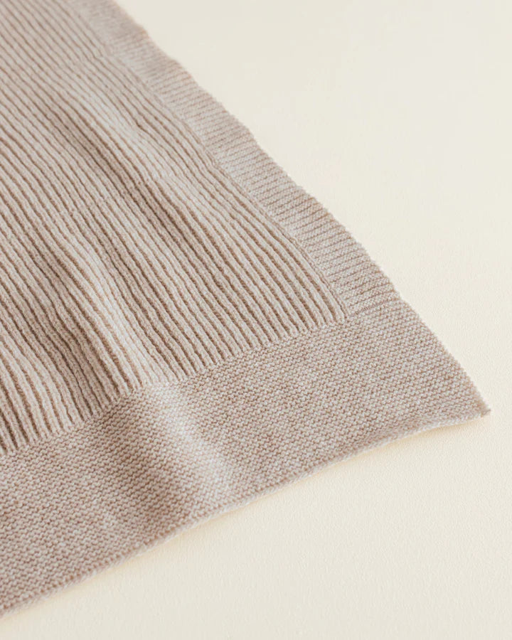 Blanket Gaston - Beige - Hvid