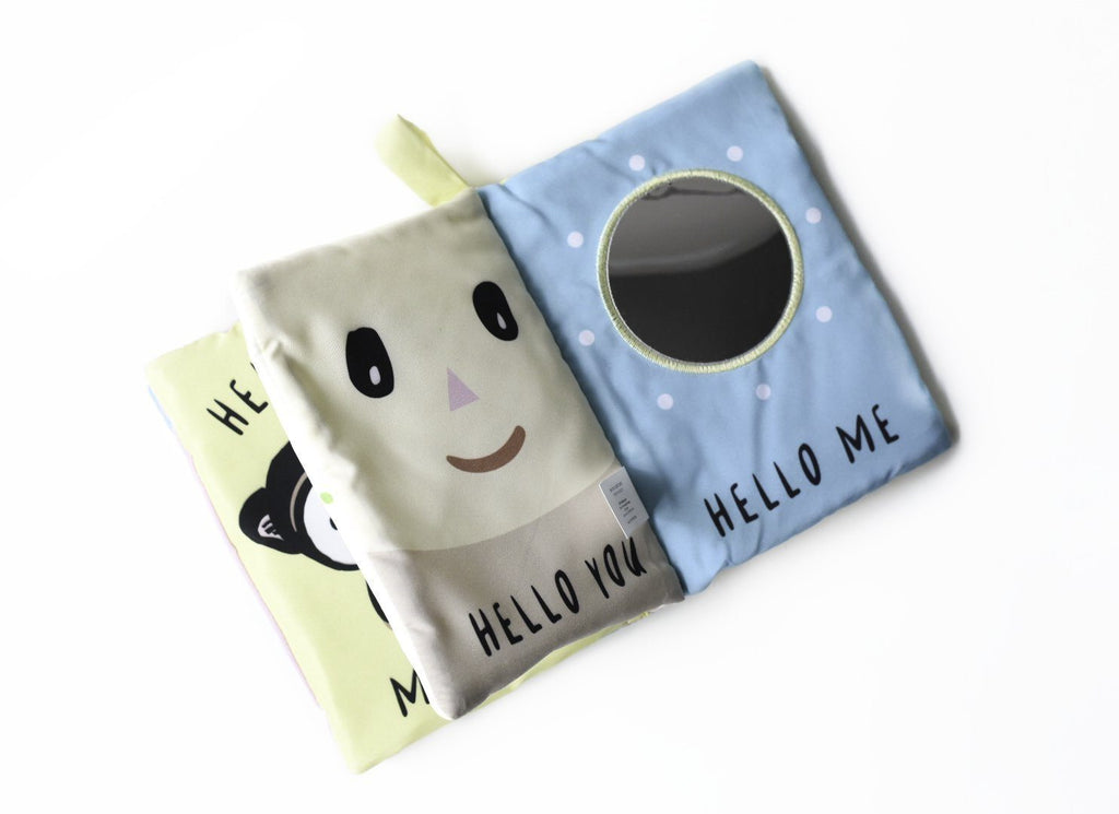 Wee Gallery - Zacht babyboekje - Hello you, Hello me