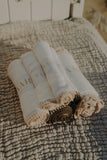 Yaarn - Triple Swaddle Blanket 70x100cm handgemaakt - Stone