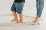 Wooden balance beam - Balance Beam TipiToo maxi - Ivory white - Ette Tete