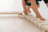 Wooden balance beam - Balance Beam TipiToo midi - Ivory white - Ette Tete