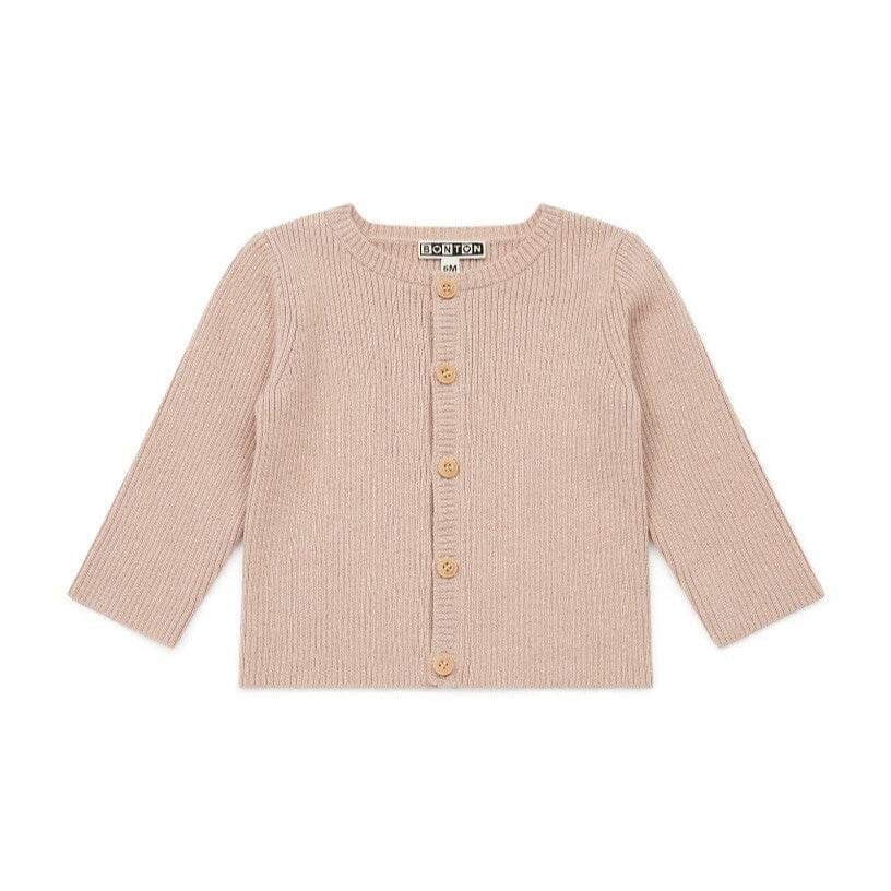 Gebreide cardigan baby - Rose - Bonton