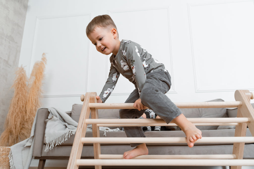 Wooden pikler 2 elements - triangle climbing frame without ramp - Sipitri - Ette Tete