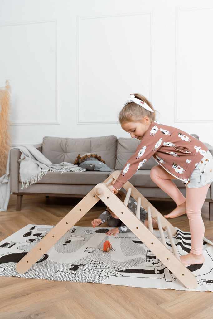 Wooden pikler 2 elements - triangle climbing frame without ramp - Sipitri - Ette Tete
