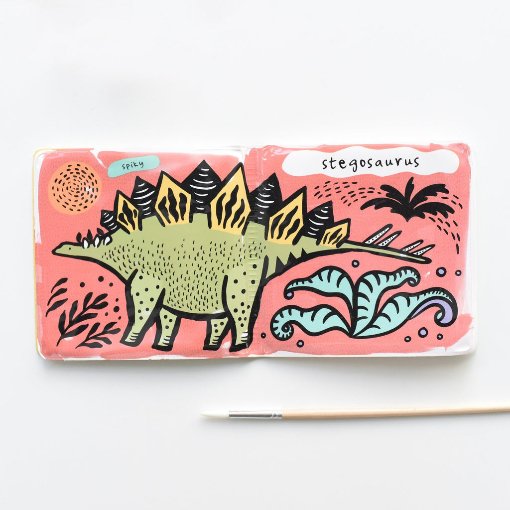 Wee Gallery - Badboekje - Color Me Dinosaurs