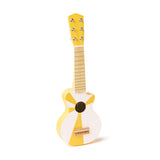 Gitaar - Geel met wit