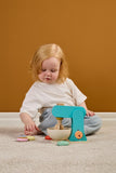 Houten mixer Blauw