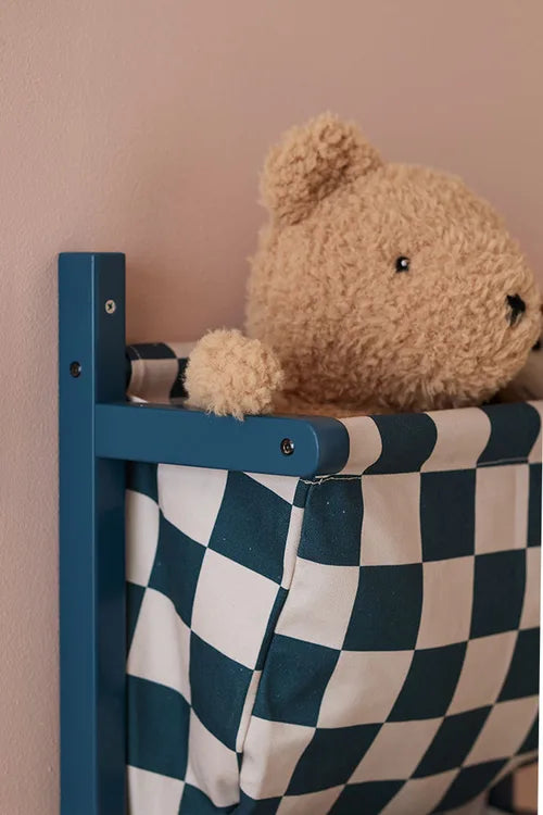 Wandrek textiel - Check Teal
