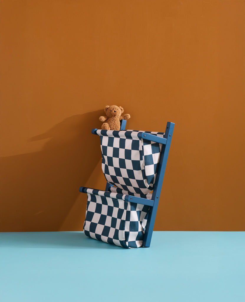 Wandregal Textil - Check Teal - Kid's Concept