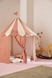 Paviljoentent - Stripe Dusty Brown - Kid's Concept