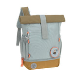Mini Rolltop rugzak Nature - Light Blue