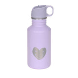 Drinkfles stainless steel - Little Gang - Heart Lilac