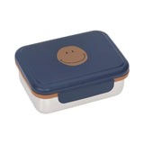 Lunchbox stainless steel - Little Gang - Smile Navy