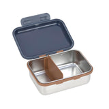 Lunchbox stainless steel - Little Gang - Smile Navy