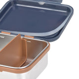 Lunchbox stainless steel - Little Gang - Smile Navy